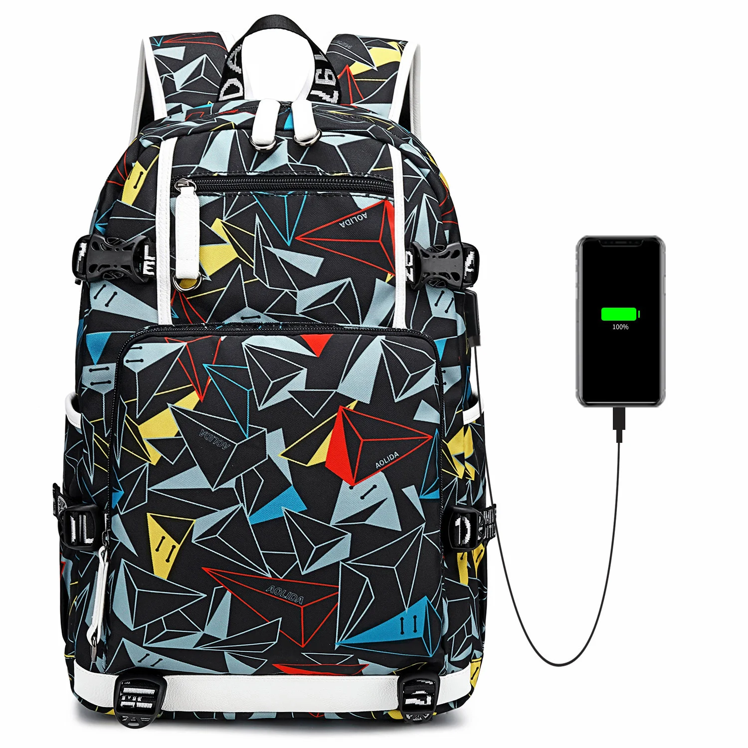Title 8, Oxford water splashing Backpack protects your b...