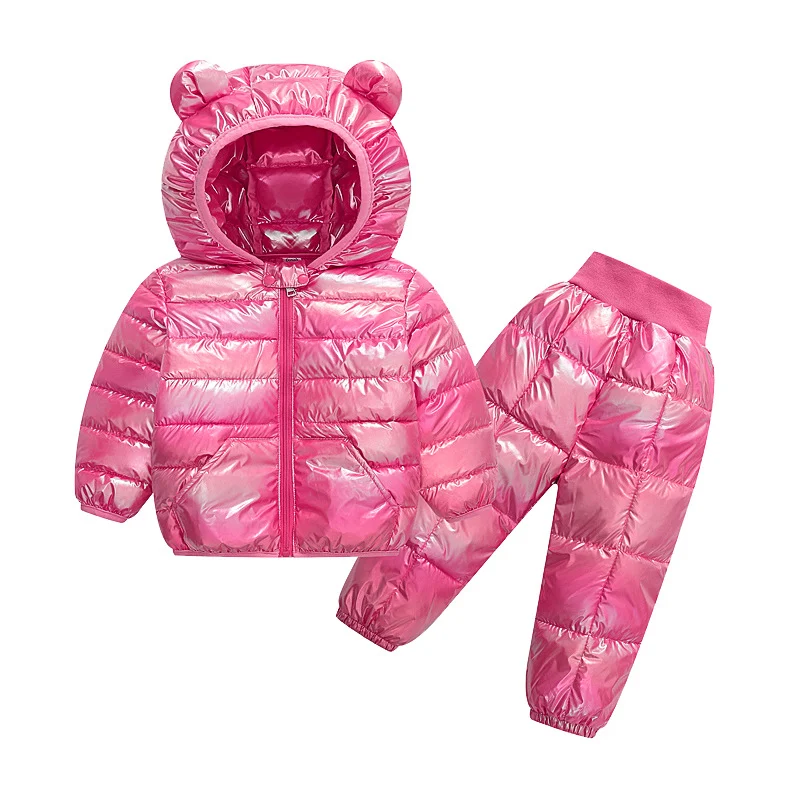 Completo giacca e pantaloni in cotone leggero per bambini, semplice e comodo, perfetto per il gioco e le attività quotidiane. — foto 3