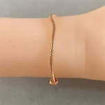 Pulseira Dreamcatcher Feminina Ouro Rose Corrente Ossos de Cobra Elegância e Proteção Joia para Mulheres Presente Ideal — foto 4