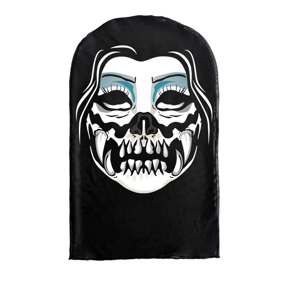 Full-blocking Visual Mesh Head Cover with Funny 3D Printing, offers full head coverage, perfect for costumes, pranks, an — photo 4