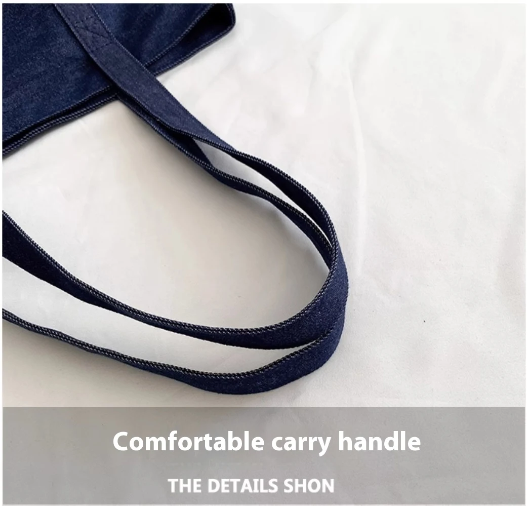 Title 3, Large Capacity Canvas Bag Fashion Shoulder Unde...