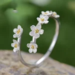 Anel Vertical Feminino Artesanal Design Único Joia Elegante Presente Sofisticado Acessório Feminino Perfeito Realce Seu Estilo Exclusivo — foto 2