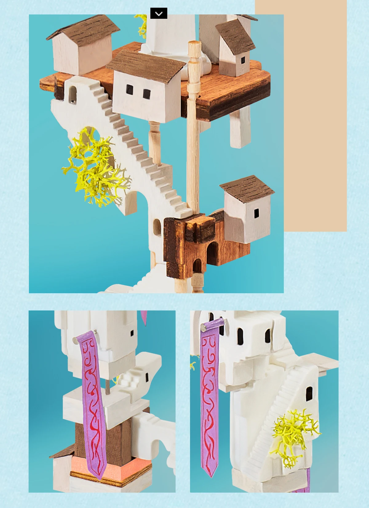 Title 12, Nova Casa de Bonecas DIY Driftwood de Madeira M...