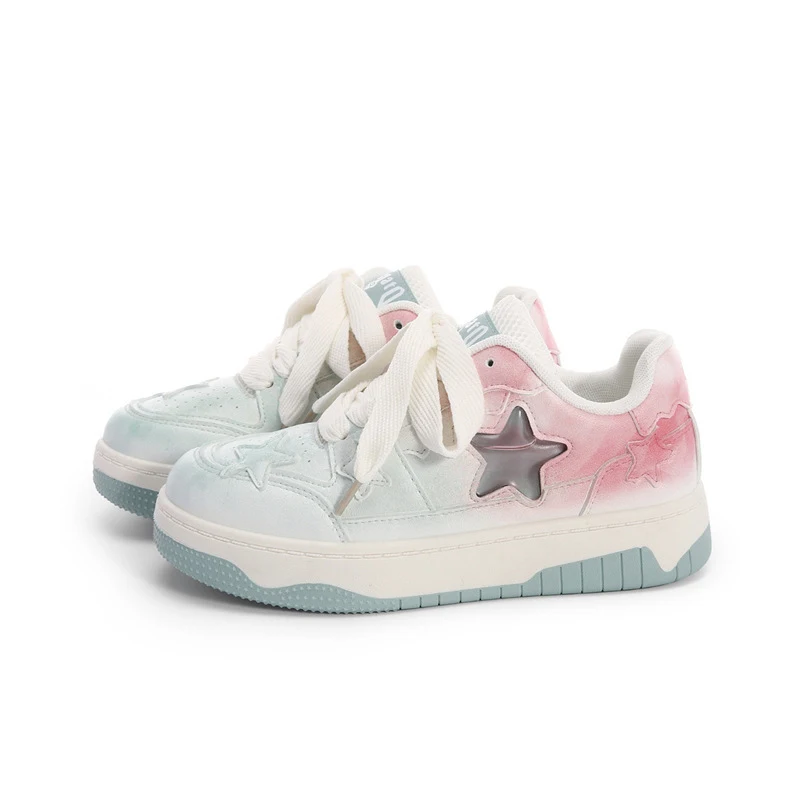 Women's All-match Casual Gradient Color Flat Sneakers, versatile and comfortable everyday shoes, easy to pair with any o — photo 3