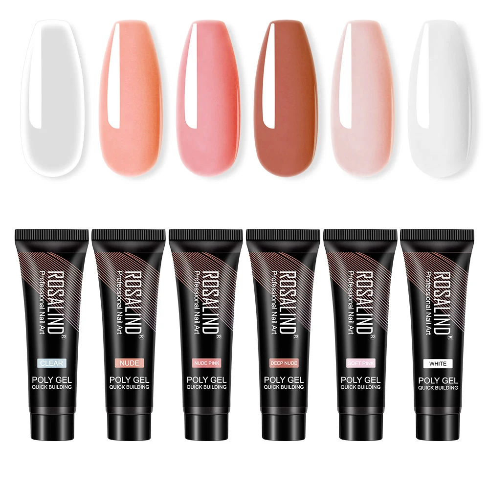 Title 6, Multi-color mixed nail solid model glue