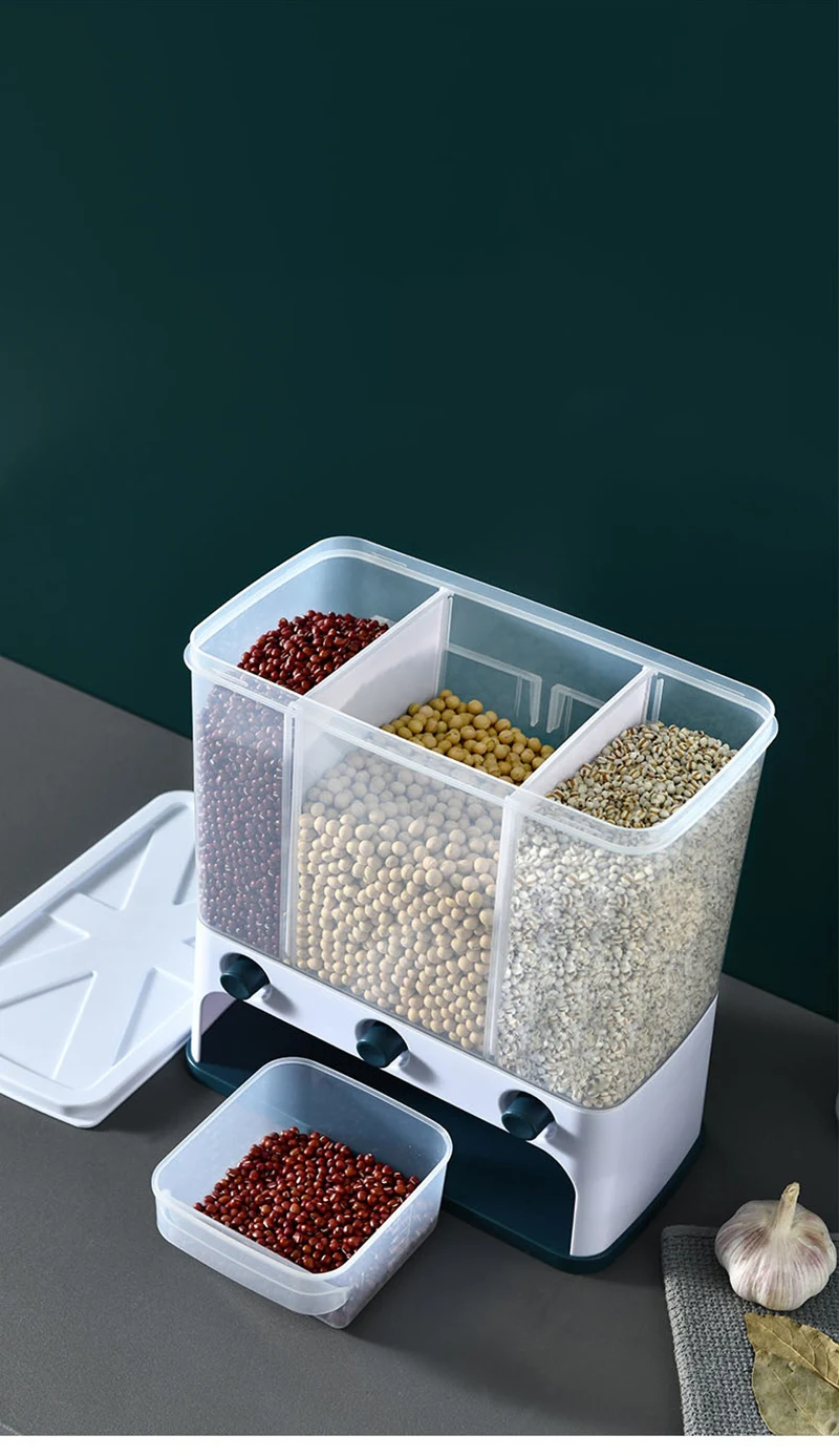 Title 2, Wall-mounted clear plastic food storage box for...