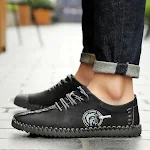 Chaussures en cuir respirantes, antidérapantes et résistantes à l'usure. Confort et sécurité assurés, idéales pour une utilisation quotidienne et prolongée. — photo 4