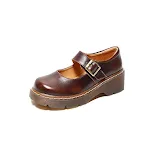 Cute Big Head JK Style Small Leather Shoes offer comfort and style, perfect for an adorable and modern look. Shop now fo — photo 3