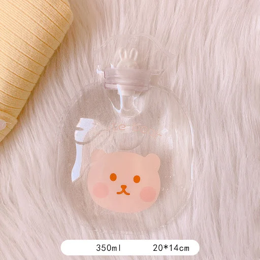 Title 15, Cartoon transparent hot water bag girls heart ...