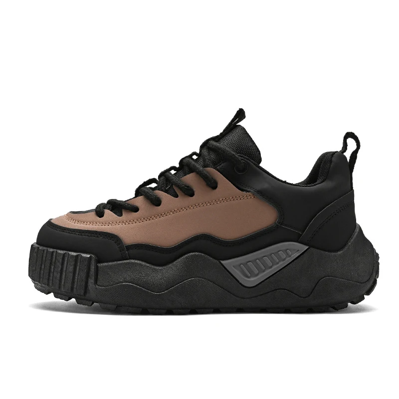 Heren leren platform casual schoenen. Verhoog je stijl met comfort. Stijlvol design voor dagelijks gebruik. Perfecte pasvorm en een moderne uitstraling. — foto 16