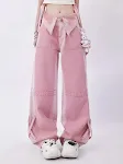 Women's Loose Slimming High Waist Straight Jeans, offering a flattering fit, comfortable design, and a slimming effect f — photo 10