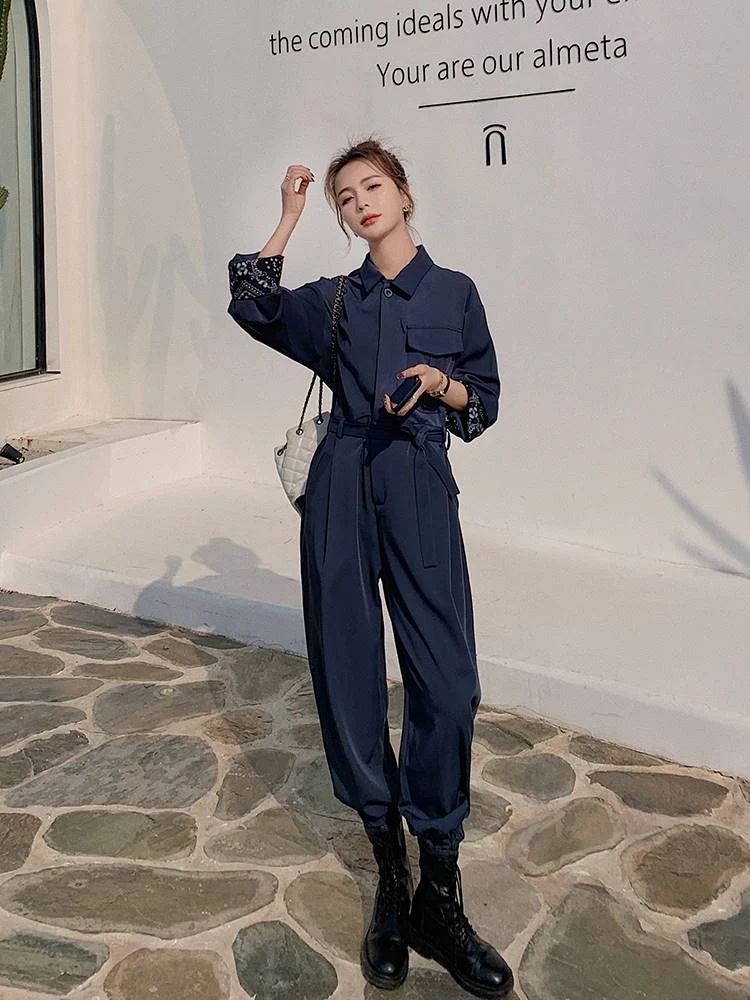 Women's Work Clothes Jumpsuit, Western Style Drape Suit. Provides comfort and style for everyday work wear needs. — photo 2