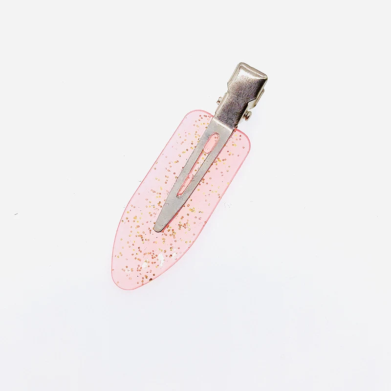 Presilhas de cabelo artesanais japonesas e coreanas, estilo Ins, transparentes com glitter, para meninas, acessórios DIY com cola creme. — foto 3