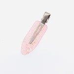 Presilhas de cabelo artesanais japonesas e coreanas, estilo Ins, transparentes com glitter, para meninas, acessórios DIY com cola creme. — foto 3