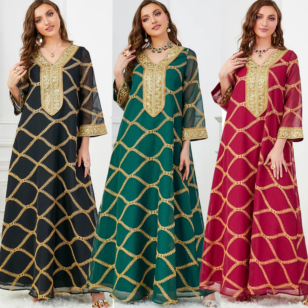Title 17, New Womens Robe Long Sleeve Dress