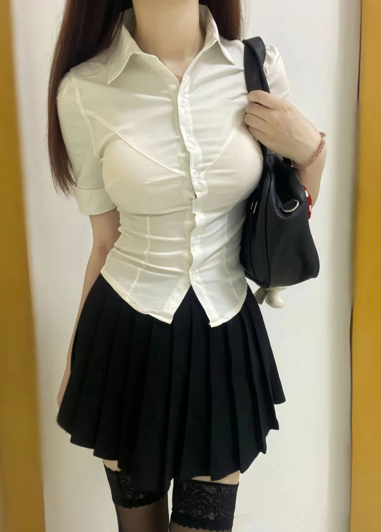 Title 14, Uniforme da donna elastica in vita superiore so...