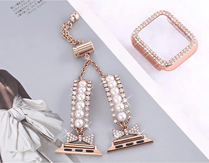 Title 5, Smart Watch Pearl Bracelet Band Elevate your sm...