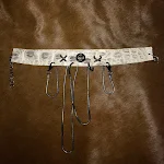 Coleira original artesanal com rebites para cães. Durável, elegante e segura. Perfeita para passeios diários e aventuras caninas. — foto 5