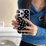 Black Polka Dot Bracket