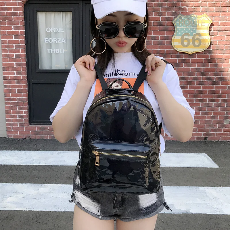 Gepersonaliseerde Harajuku Soft Girl reflecterende laser rugzak. Veilig en modieus, ideaal voor school, werk of uitstapjes. — foto 8