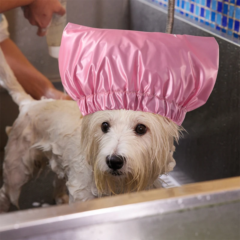 Title 3, Adjustable, waterproof, and ear-proof shower ca...