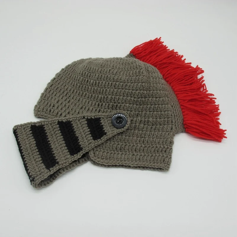 Title 5, Funny Hat Creative Hand-woven Knight Hat Helmet...