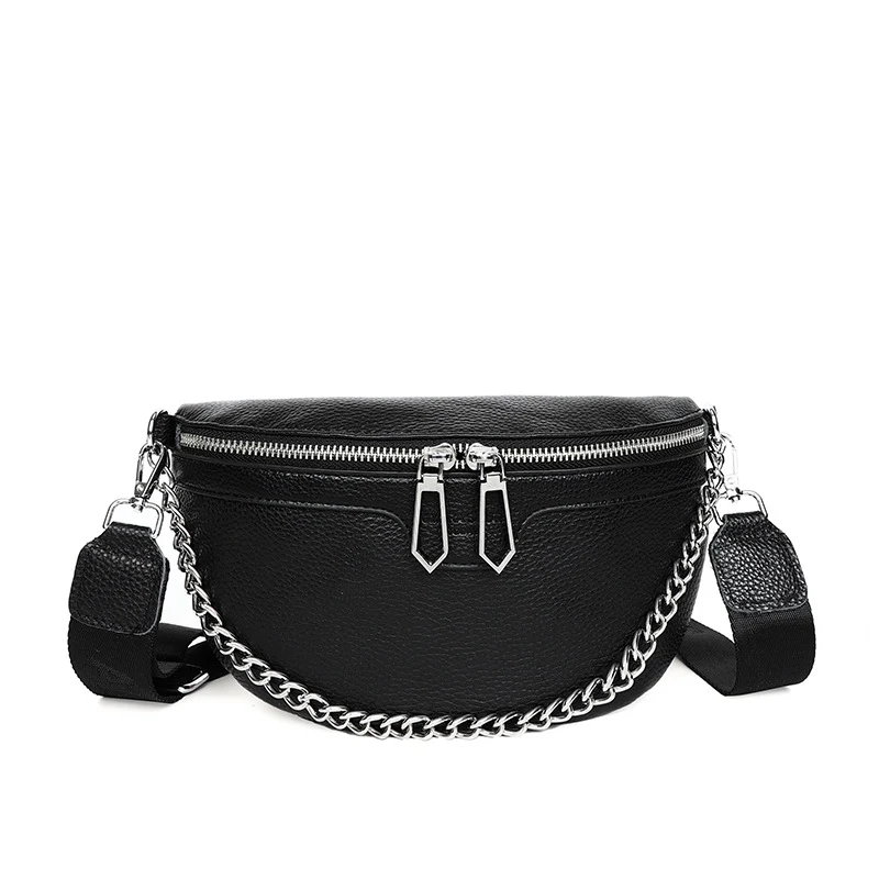 Casual Large Capacity Crossbody Leather Waist Bucket Bag, perfect for everyday use, offering ample storage and a stylish — photo 1