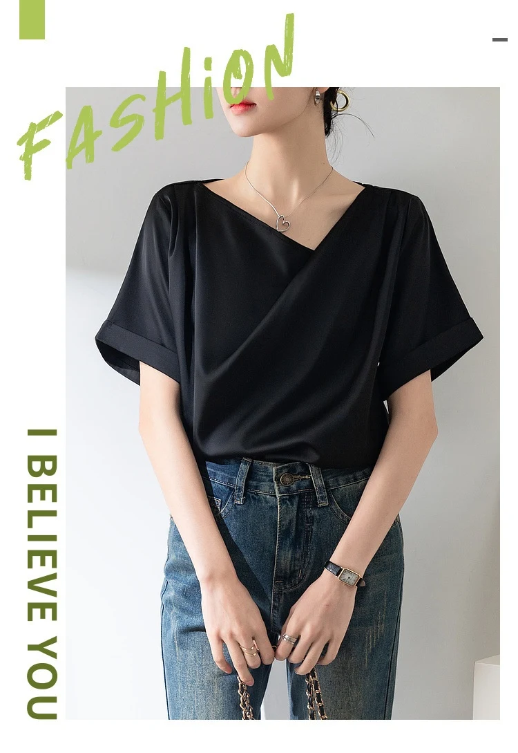 Title 10, Camicia francese sexy con scollo a V a maniche ...