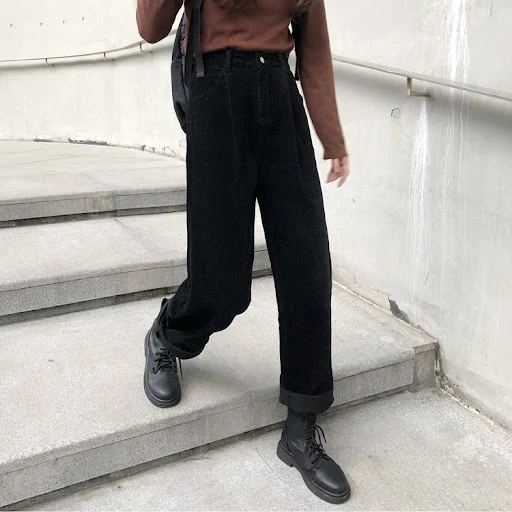 Title 53, Vintage Corduroy Casual Workwear Wide Leg Pants...