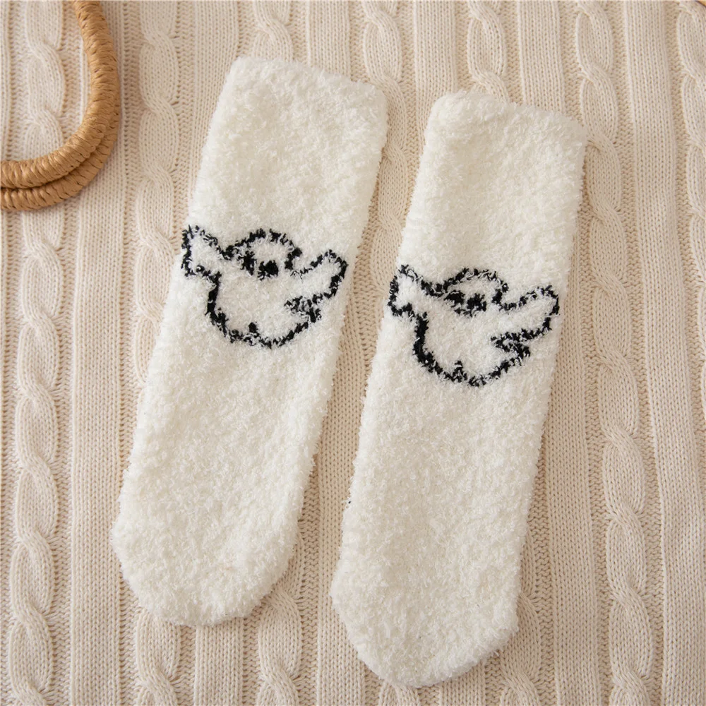 Halloween Men's And Women's Lint-free Plush Bed Socks — photo 5