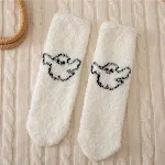 Halloween Men's And Women's Lint-free Plush Bed Socks — photo 5