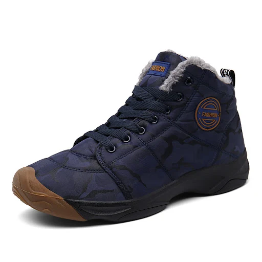 Title 3, High-top cotton shoes for men and women. Comfor...