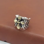 S925 Cruz Alada de Prata Esterlina Harpunk – Fé e Estilo em Uma Peça, Design Único e Sofisticado, Ideal para Todas as Ocasiões. — foto 4