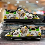 Scarpe casual basse in tela con stampa polinesiana, comode e alla moda, perfette per un look informale e per l'uso quotidiano in ogni occasione. — foto 5
