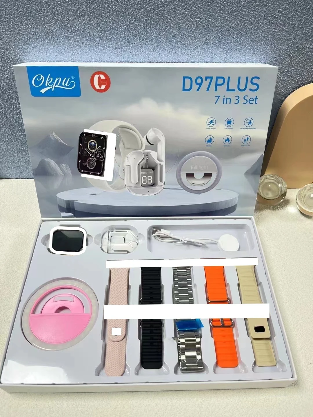 Title 2, Smartwatch masculina e feminina multifuncional ...