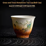 Retro Tea Cup Creative Home Ceramic Tea Bowl Tea Cup – Enjoy your tea in style at home, a perfect blend of functionality — photo 2
