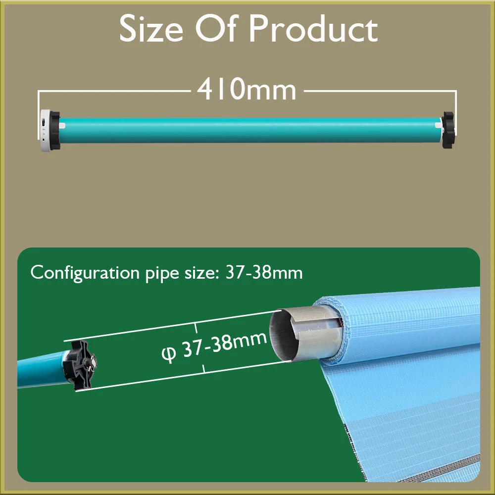 Title 8, Smart Electric Curtain Motor for 38MM Aluminum ...