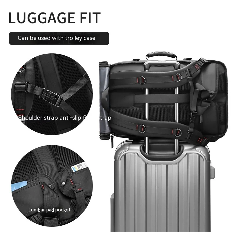 Men's Outdoor Mountaineering Large Capacity Travel Bag perfect for adventurers, durable and robust, ideal for long trips — photo 7