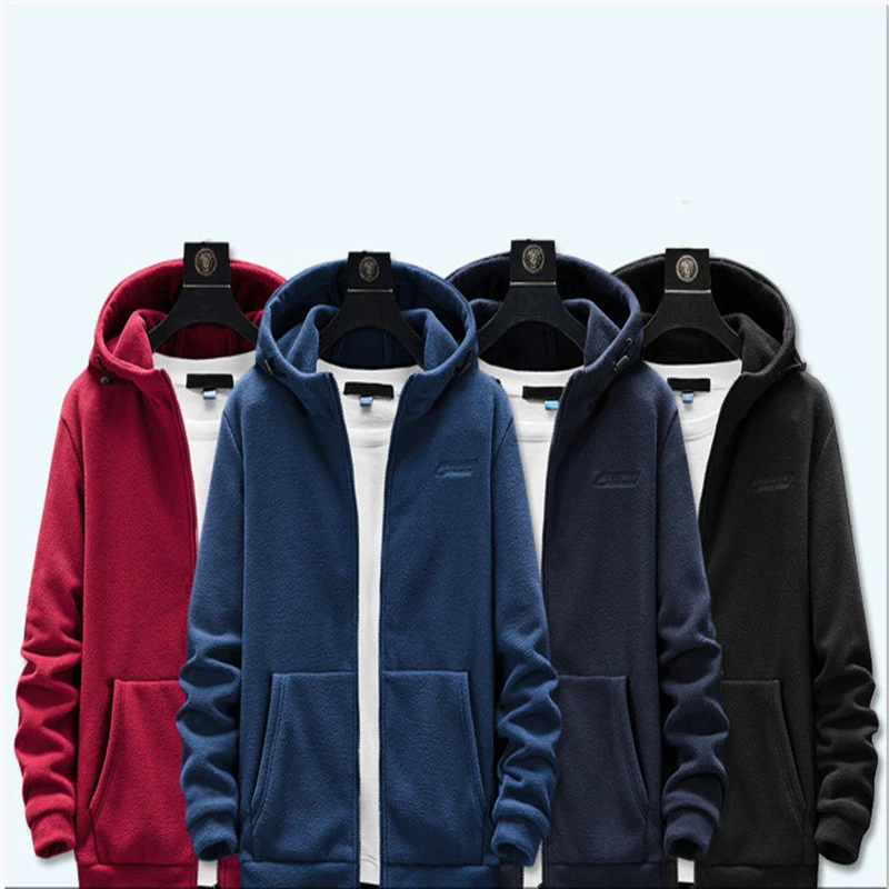 Title 7, Moletom com capuz de fleece para homens plus si...
