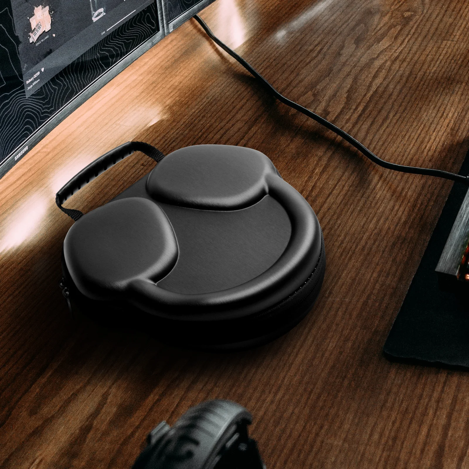 Estojo portátil EVA para fones de ouvido, ideal para proteger e armazenar seus fones. Compacto, resistente e fácil de transportar. — foto 23