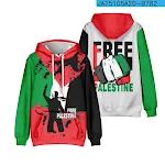Chaqueta con capucha de fibra de poliéster Palestinian Refueling. Abrígate y siéntete cómodo. Resistente al desgaste diario. Ideal para cualquier clima. — foto 12