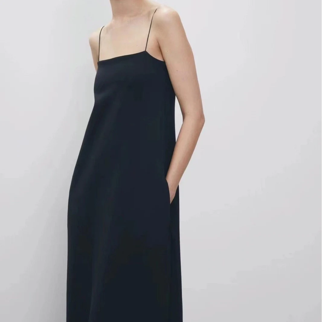 Title 4, Womens Fashion Collar Spaghetti Strap Dress