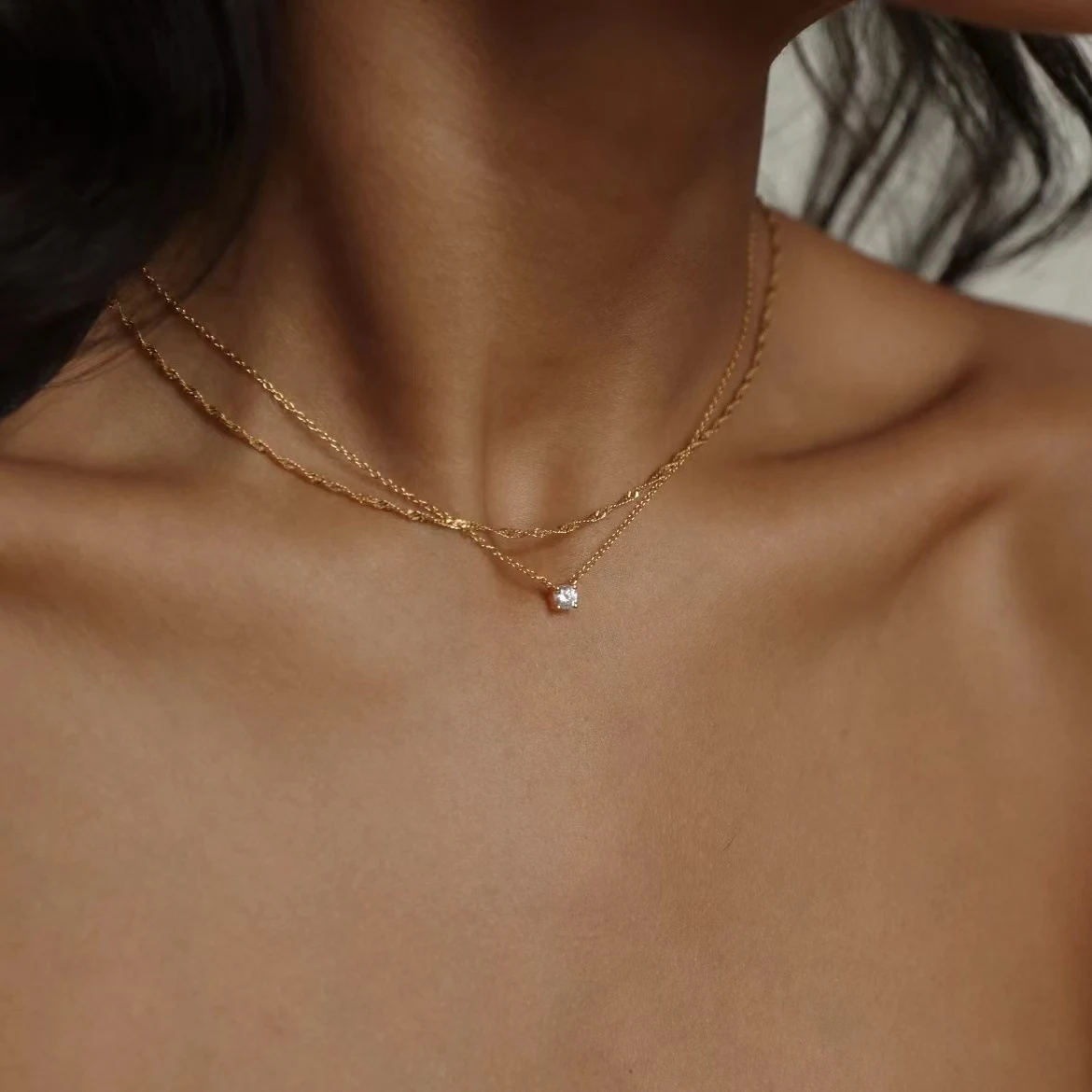 Title 15, Conjunto choker e pulseira de moda, luxo leve e...