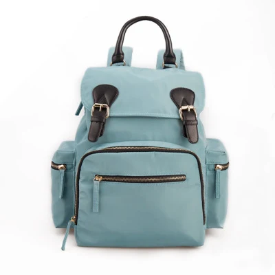 Mochila de gran capacidad tipo Mummy para pañales y viajes con bebés, múltiples compartimentos, resistente y cómoda para padres. — foto 4