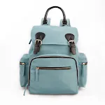 Mochila de gran capacidad tipo Mummy para pañales y viajes con bebés, múltiples compartimentos, resistente y cómoda para padres. — foto 4