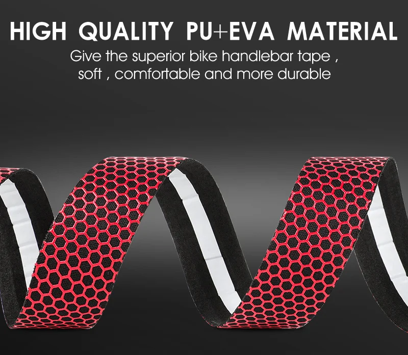 Title 6, Road Handlebars with Honeycomb Silicone Non Sli...
