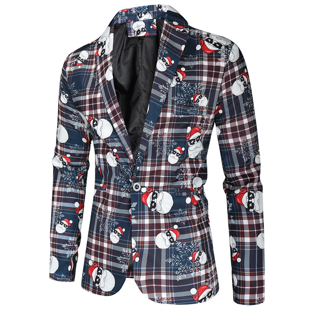 Blazer Casual Masculino com Estampa Divertida 3D, design moderno e confortável, perfeito para um visual descontraído com um toque de originalidade. — foto 14