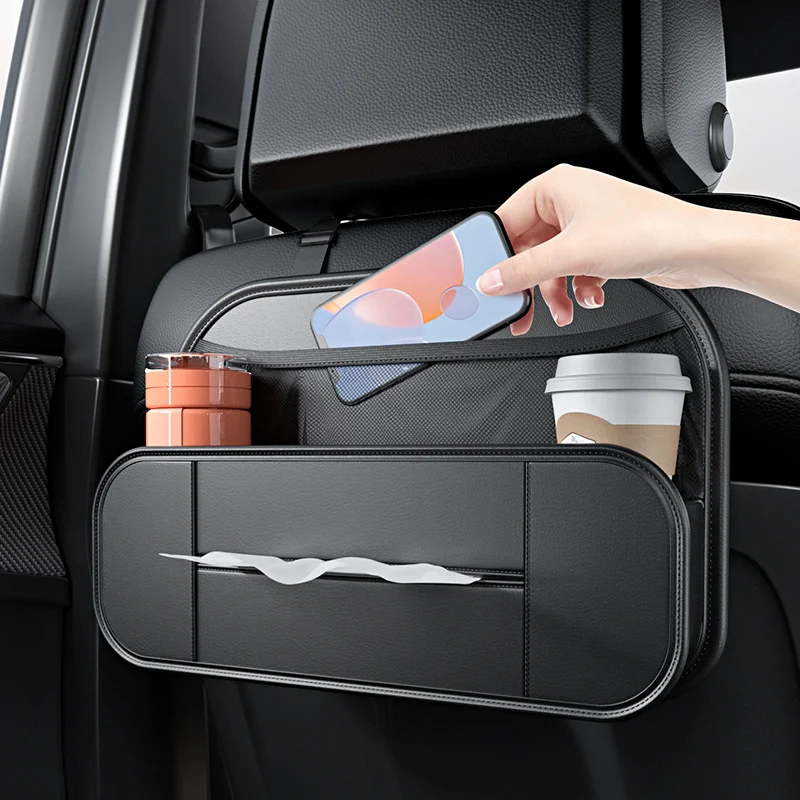 Car Seat Back Storage Bag. Organize your car interior with multiple pockets. Easy to install and clean. Great for kids a — photo 11