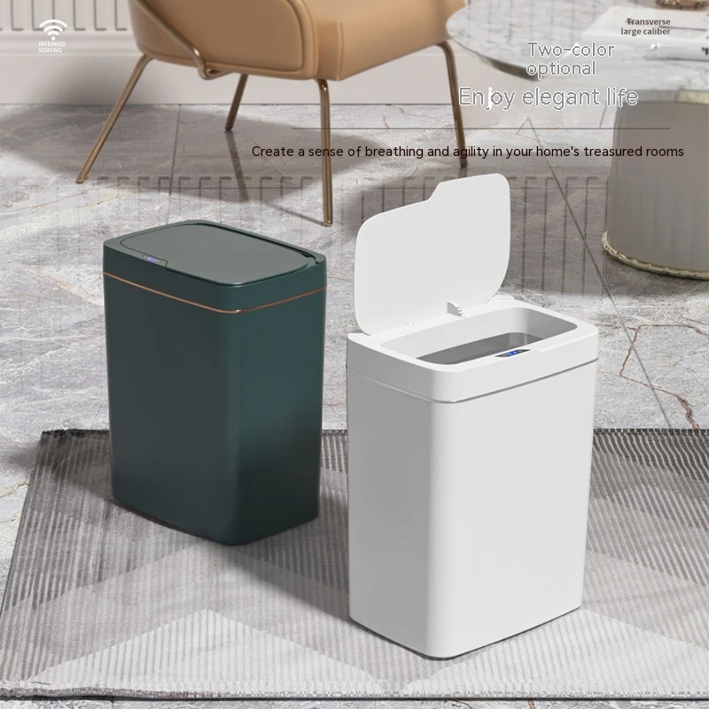 Smart Polypropylene Kitchen Ashbin with Lid, Large Capacity, and Inductive Opening. Keep your kitchen clean and organize — photo 8