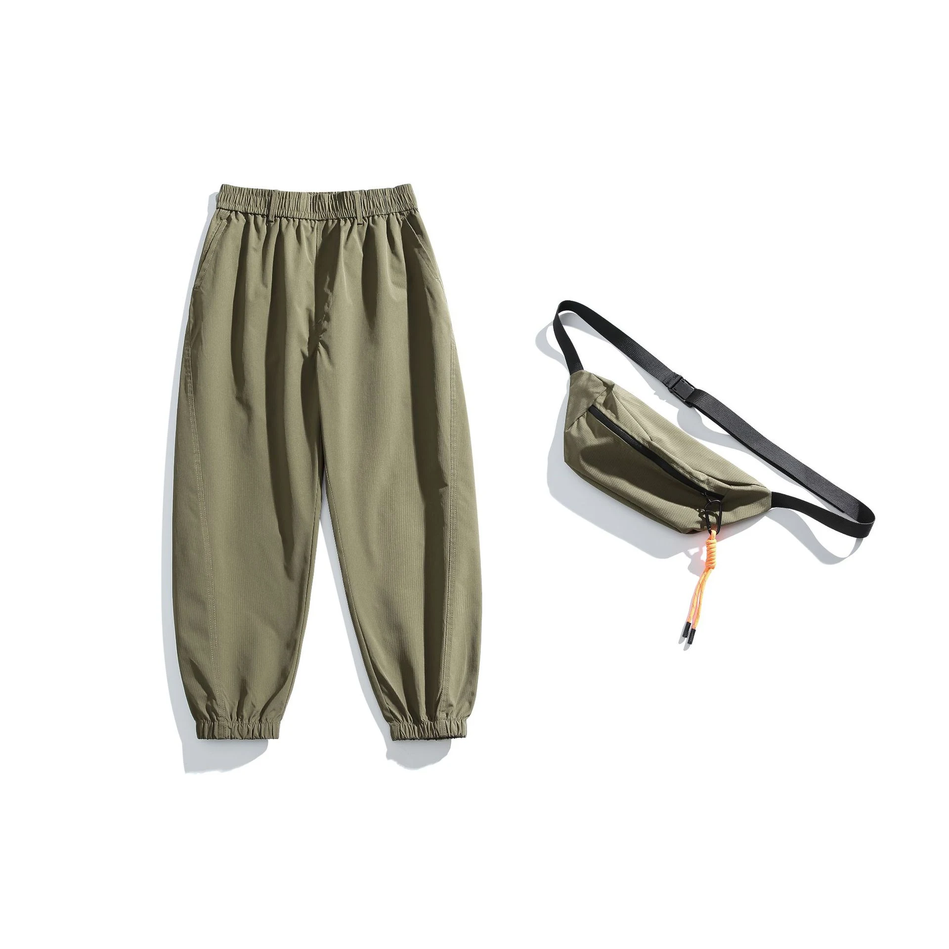 Title 7, Mode casual losse rechte herenbroek